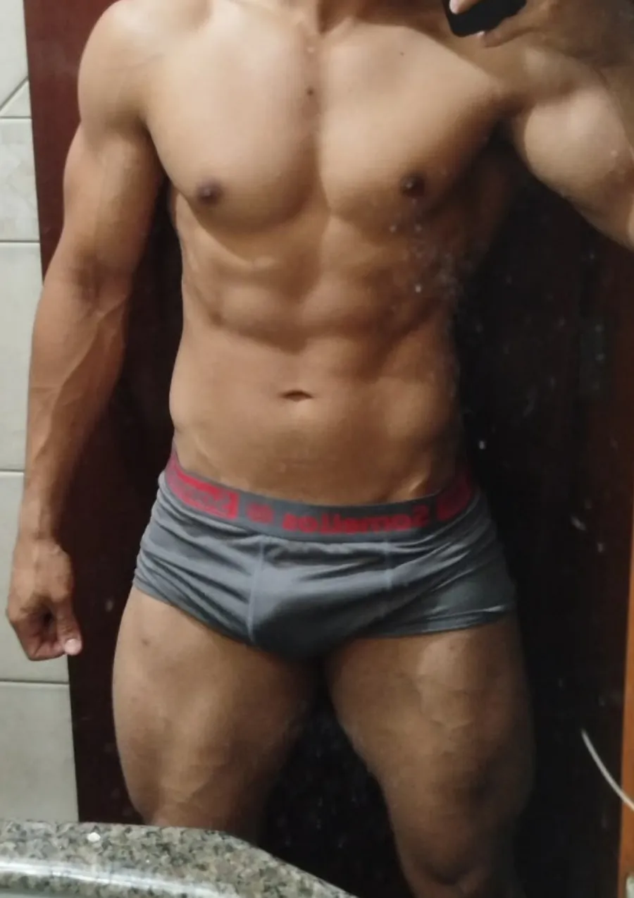 Paciente depois do acompanhamento: hipertrofia